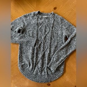 Cable knit sweater